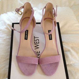Brand New NINE WEST purple sandals with 2" heel